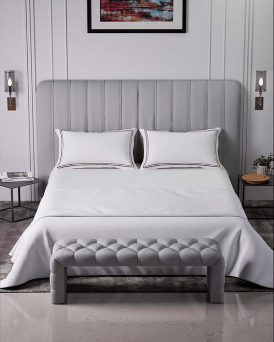 Mulberry Living Cotton King Fitted 400TC Sovereign Whites