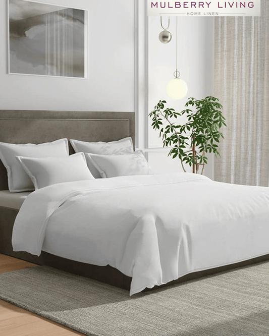 Mulberry Living Cotton King Duvet 1000TC White