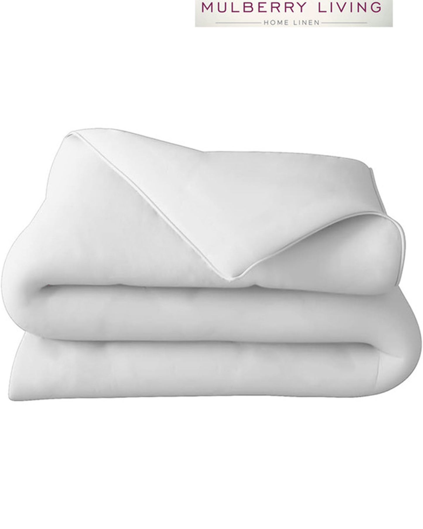 Mulberry Living Cotton King Duvet 1000TC White
