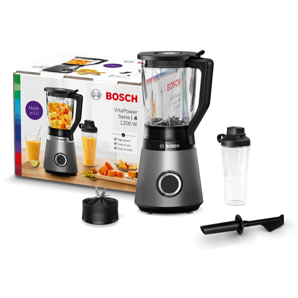 Bosch Blender VitaPower Serie 4, 1200 W Silver, MMB6174SG
