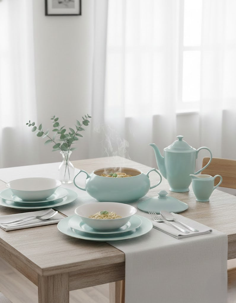 Maison Pastel Dinner Plate Green