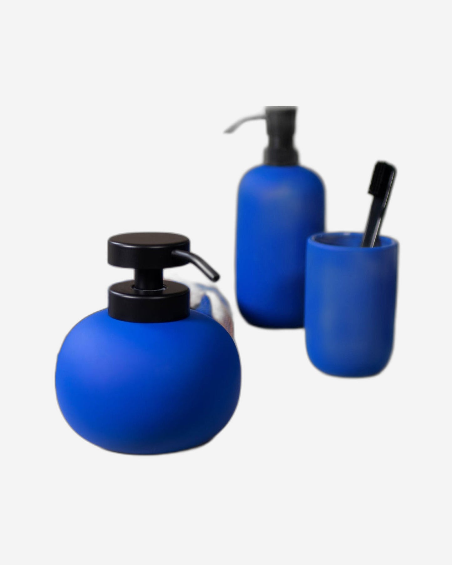 Mette Ditmer "Lotus" Bathroom Accessories in Cobalt