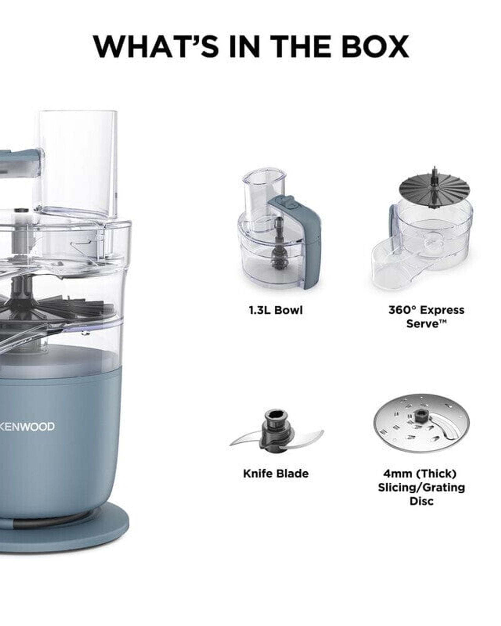Kenwood Multipro Go 2 in 1 Food Processor Chopper