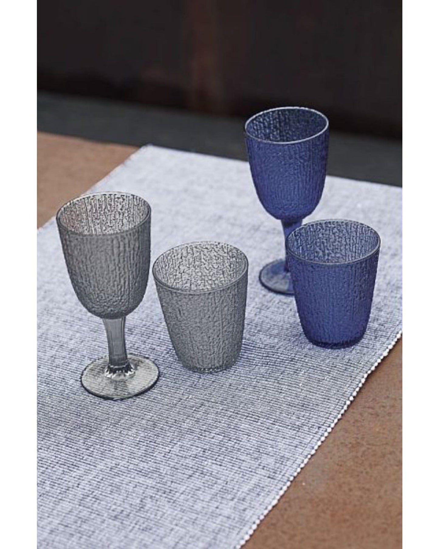 Tognana Glasses Set 3Pc Blue