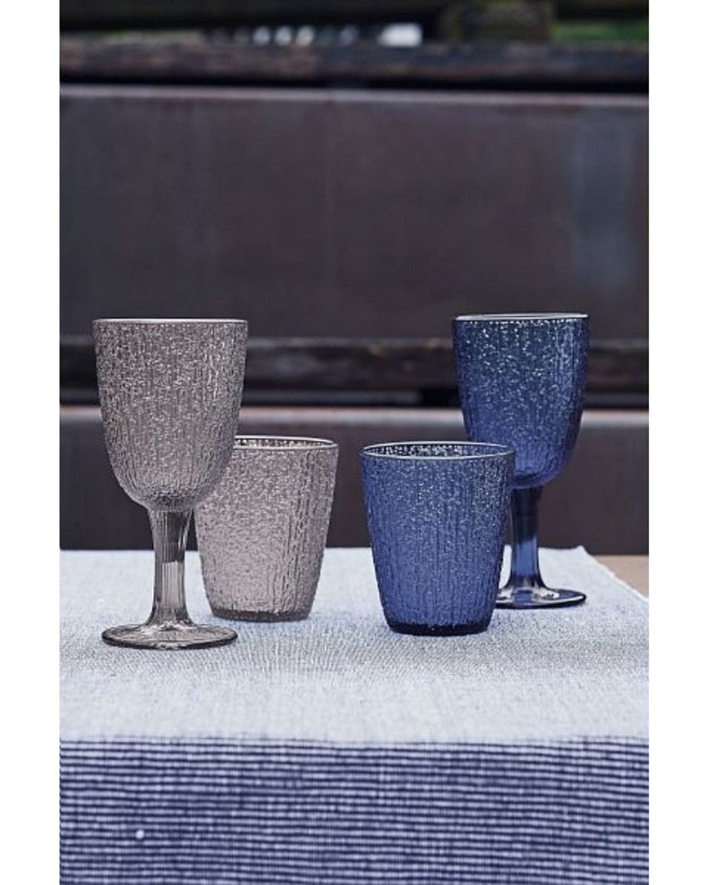 Tognana Goblets Set 3Pc Blue