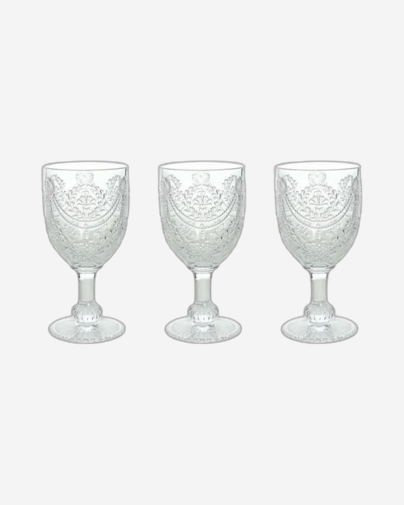 Tognana Savoia-Set 3 Glasses Cc320 Glass Trasparent