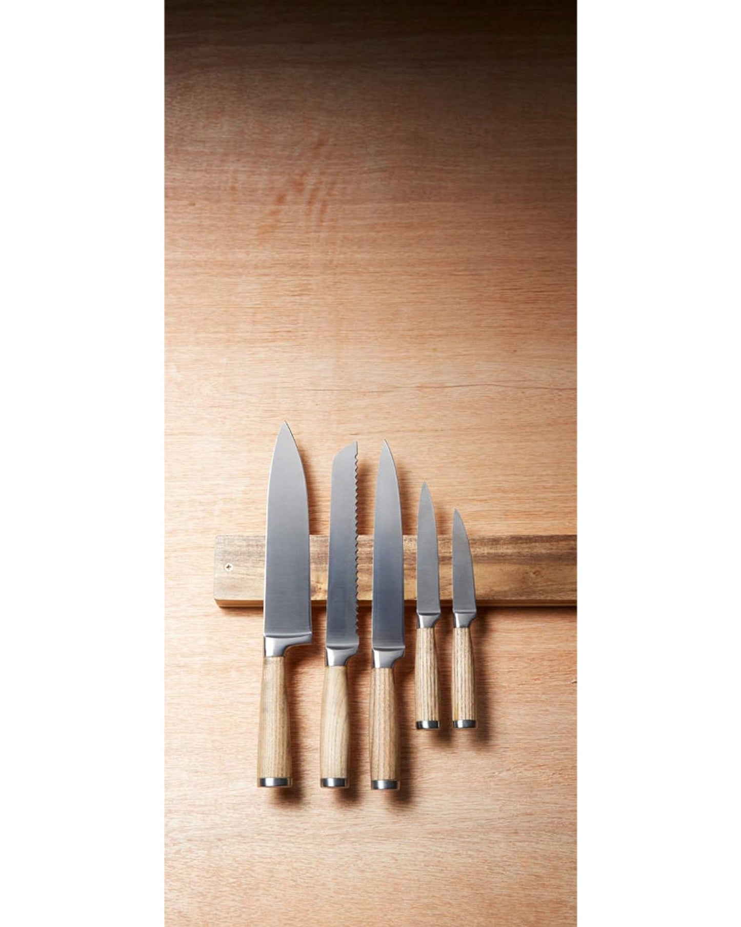Ne Magnetic Knife Rack Acacia Wood