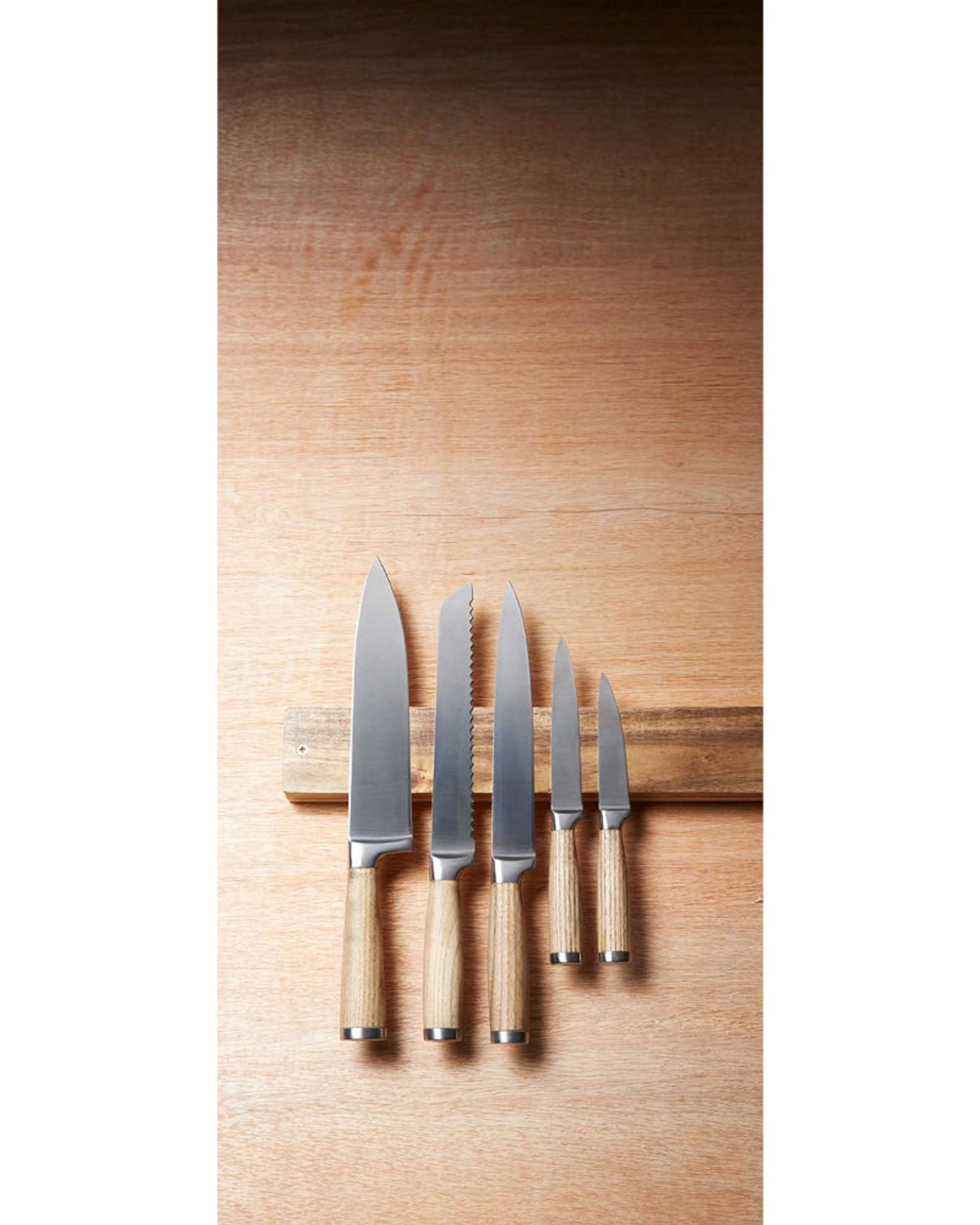 Ne Magnetic Knife Rack Acacia Wood