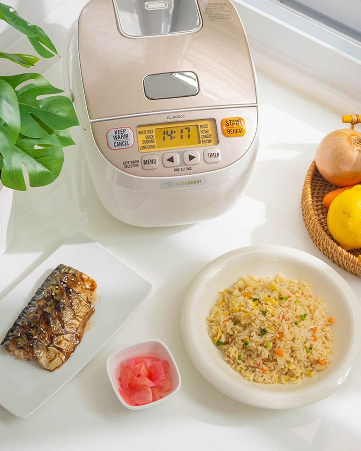 Zojirushi 0.5L Stainless Electronic Rice Cooker And Warmer