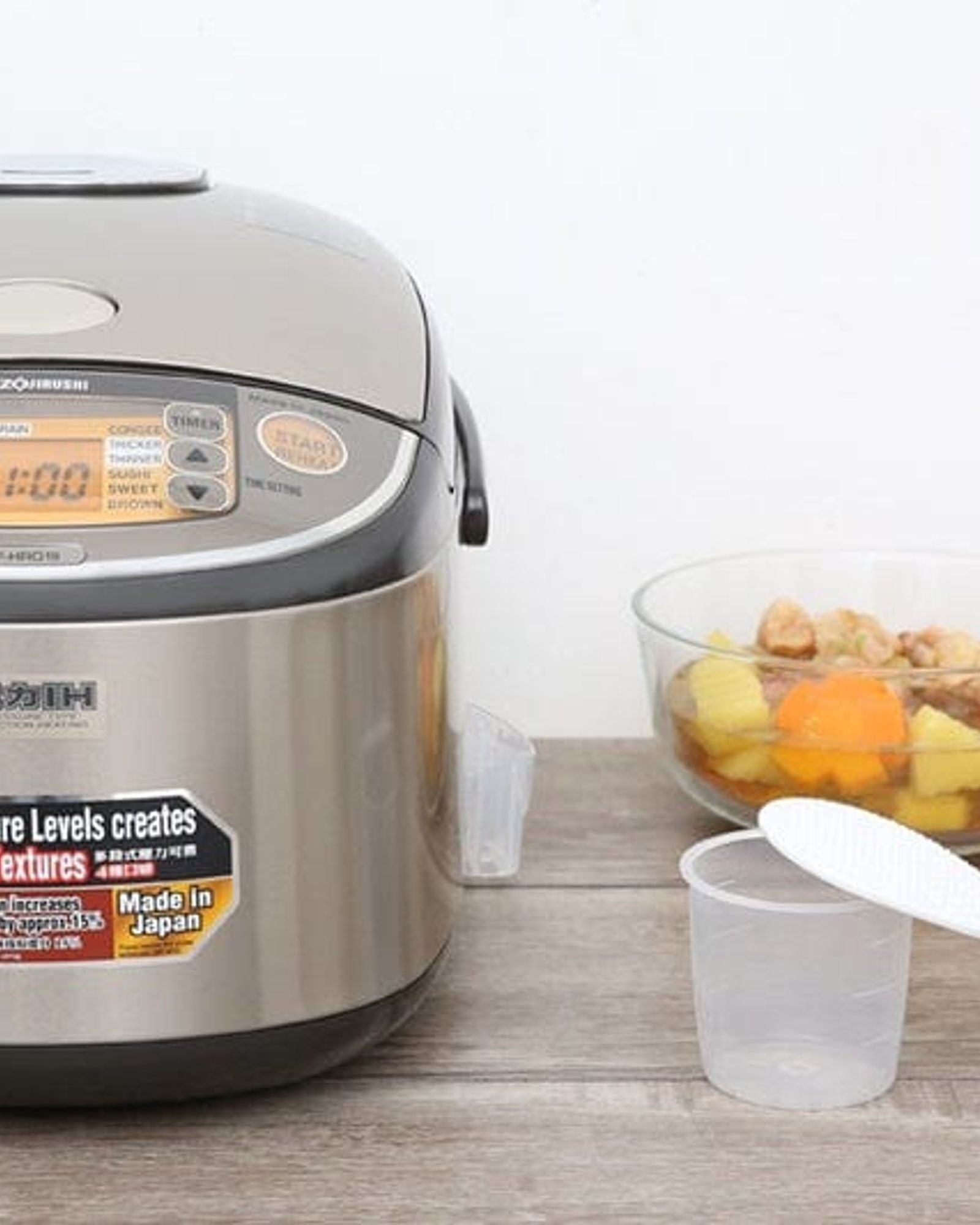 Zojirushi Electronic Rice Cooker/ Warmer 1.8 Lt- Stainless Brown