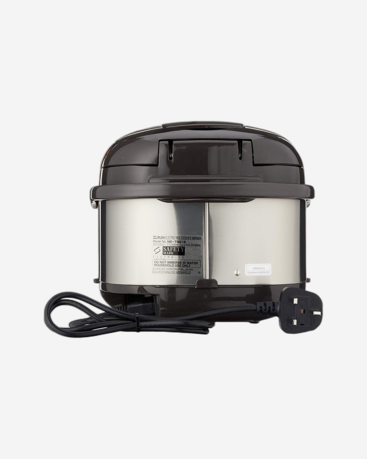 Rice Cooker 1.8L Stainless Brown