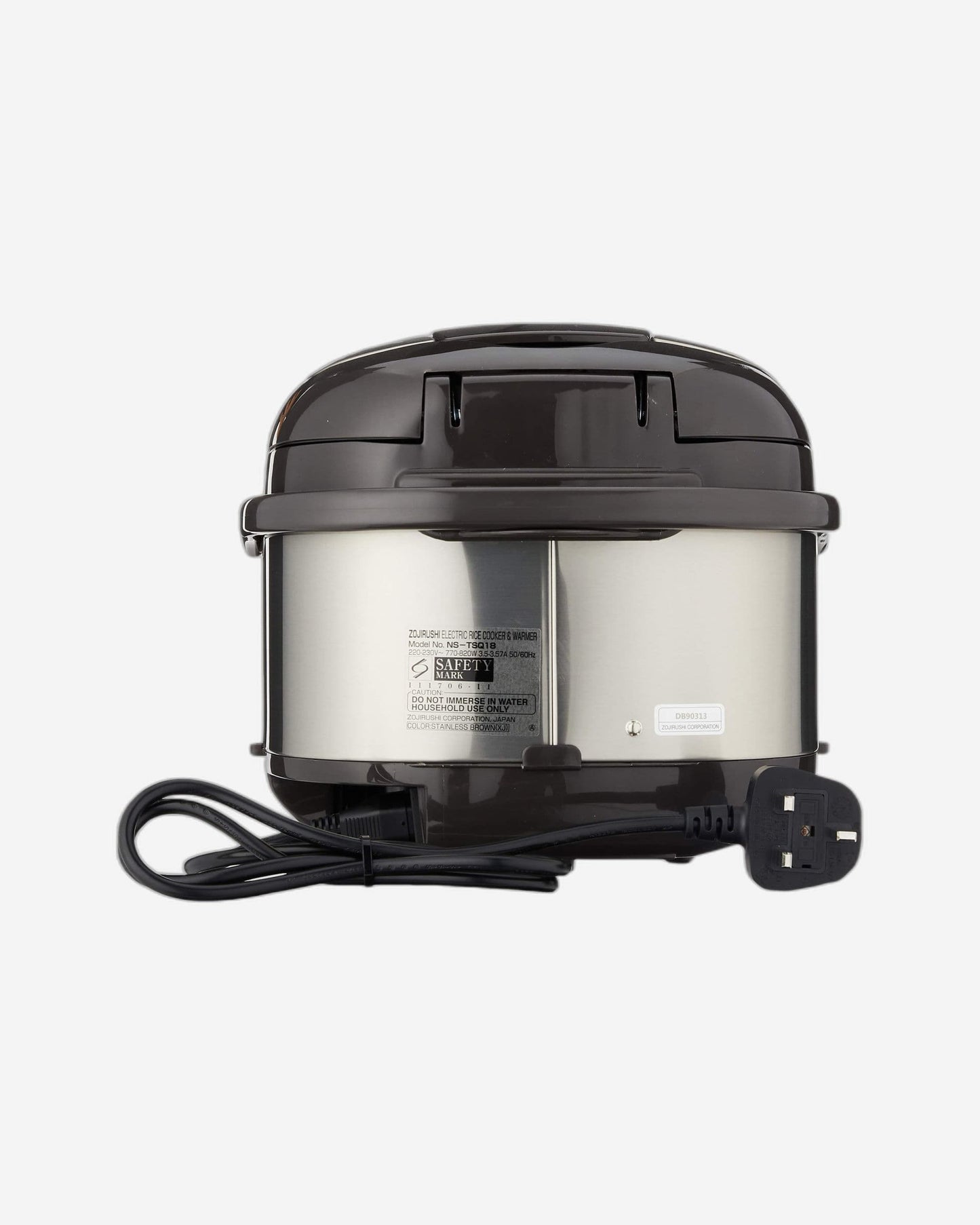 Rice Cooker 1.8L Stainless Brown