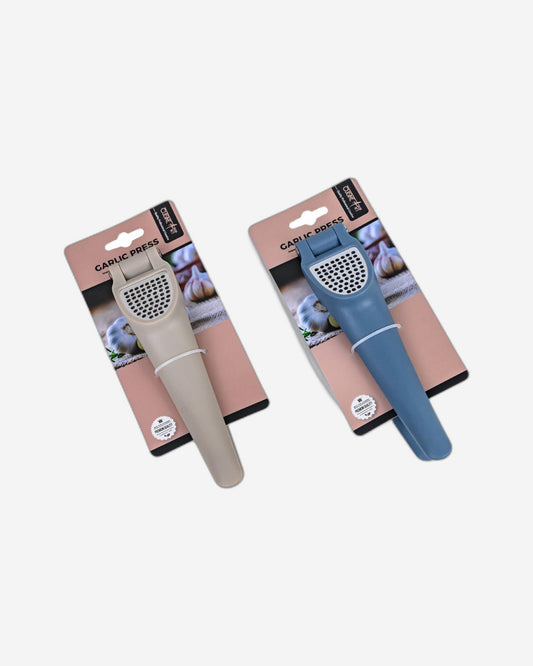 Cuisine Art 19cm Stainless Steel Garlic Press - Heavy-Duty, Rust-Resistant Garlic Crusher with Ergonomic Handle, 1 Piece, Assorted