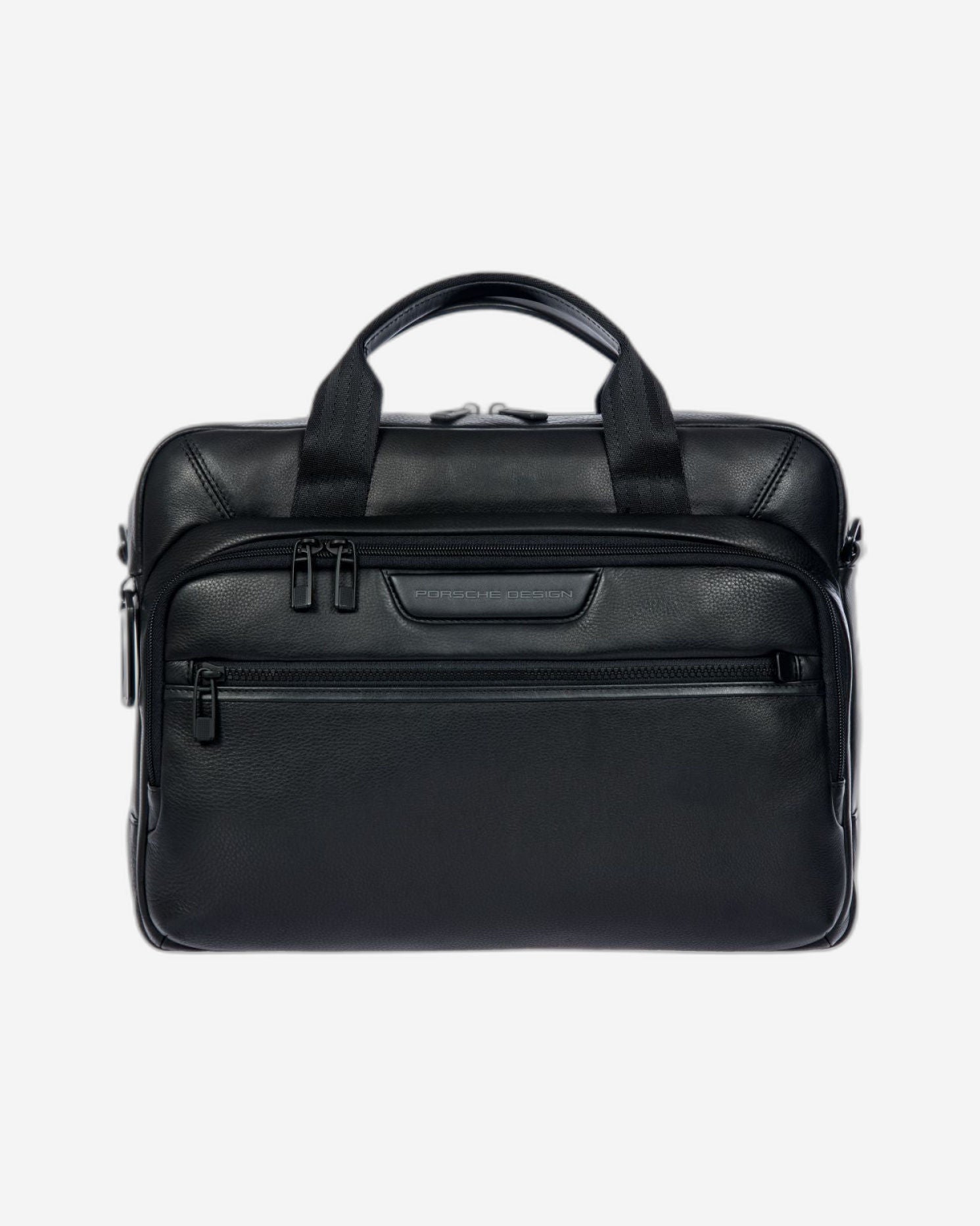 Porsche Design Roadster Leather Briefcase Black
