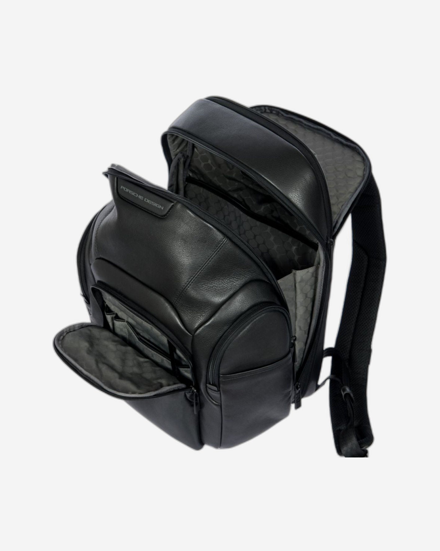 Porsche Design Roadster Leather Backpack Medium Black