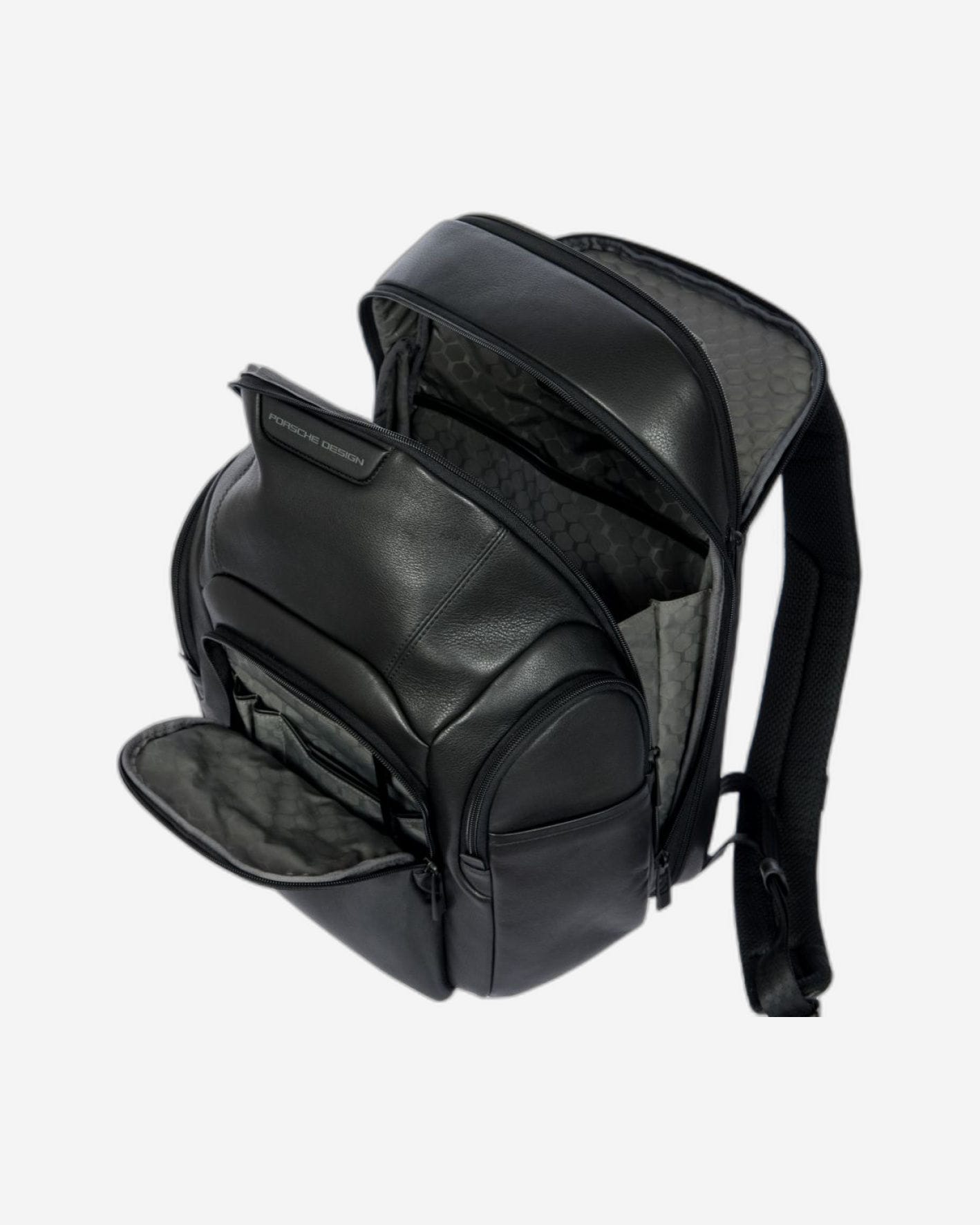 Porsche Design Roadster Leather Backpack Medium Black