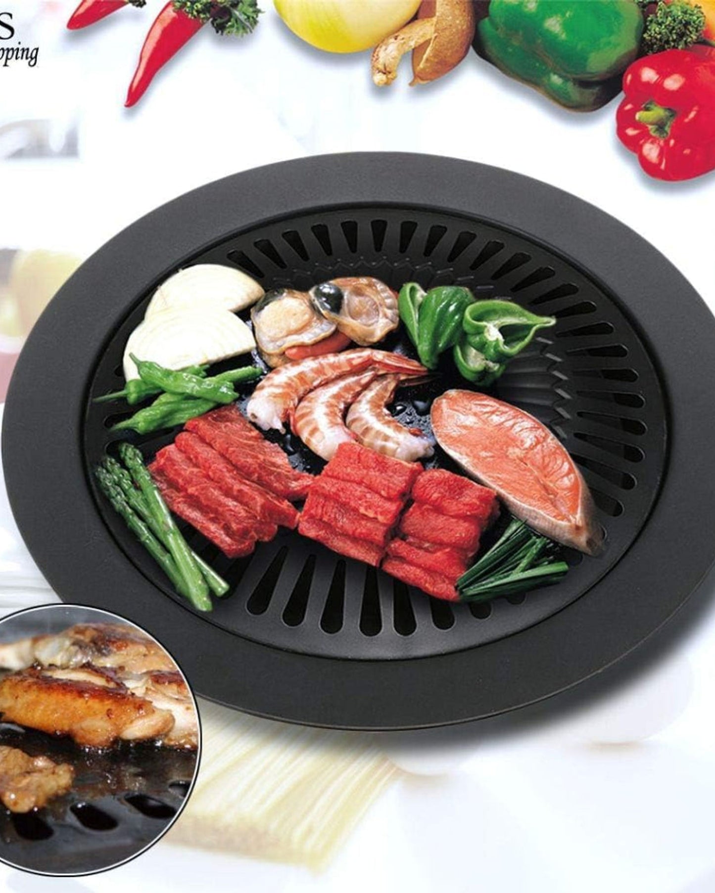 Cuisine Art Smokeless Grill Set 2Pc