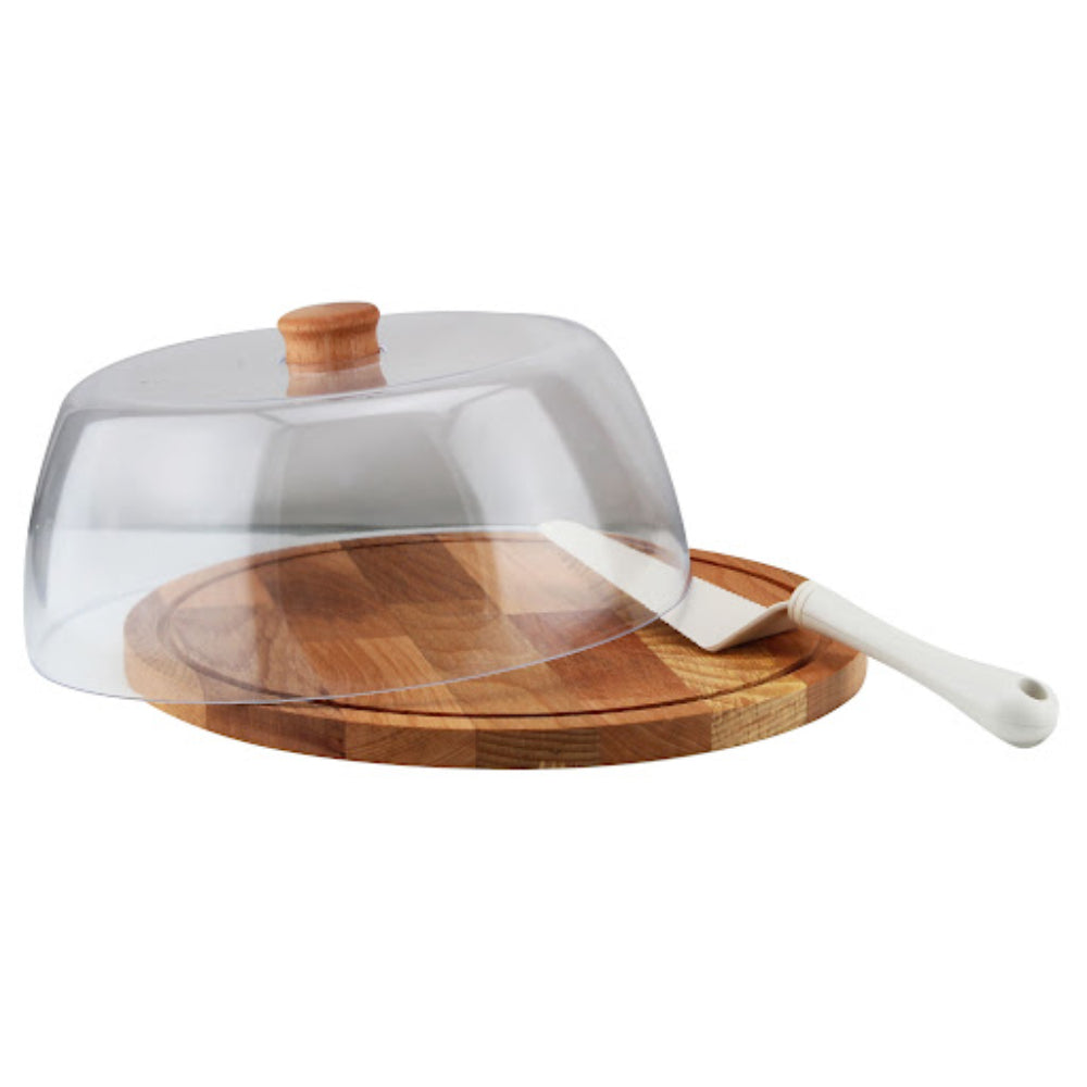 Cuisine Art Cake Stand Wooden 29cm-W2