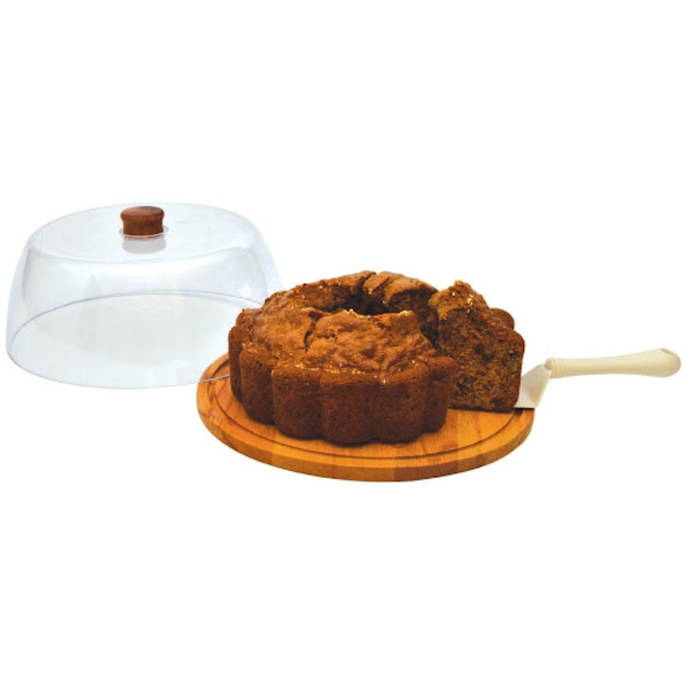 Cuisine Art Cake Stand Wooden 29cm-W2