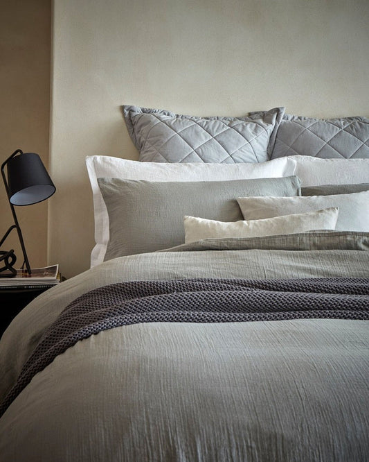 Christy Organic Cotton RetreatDuvet Covers Grey