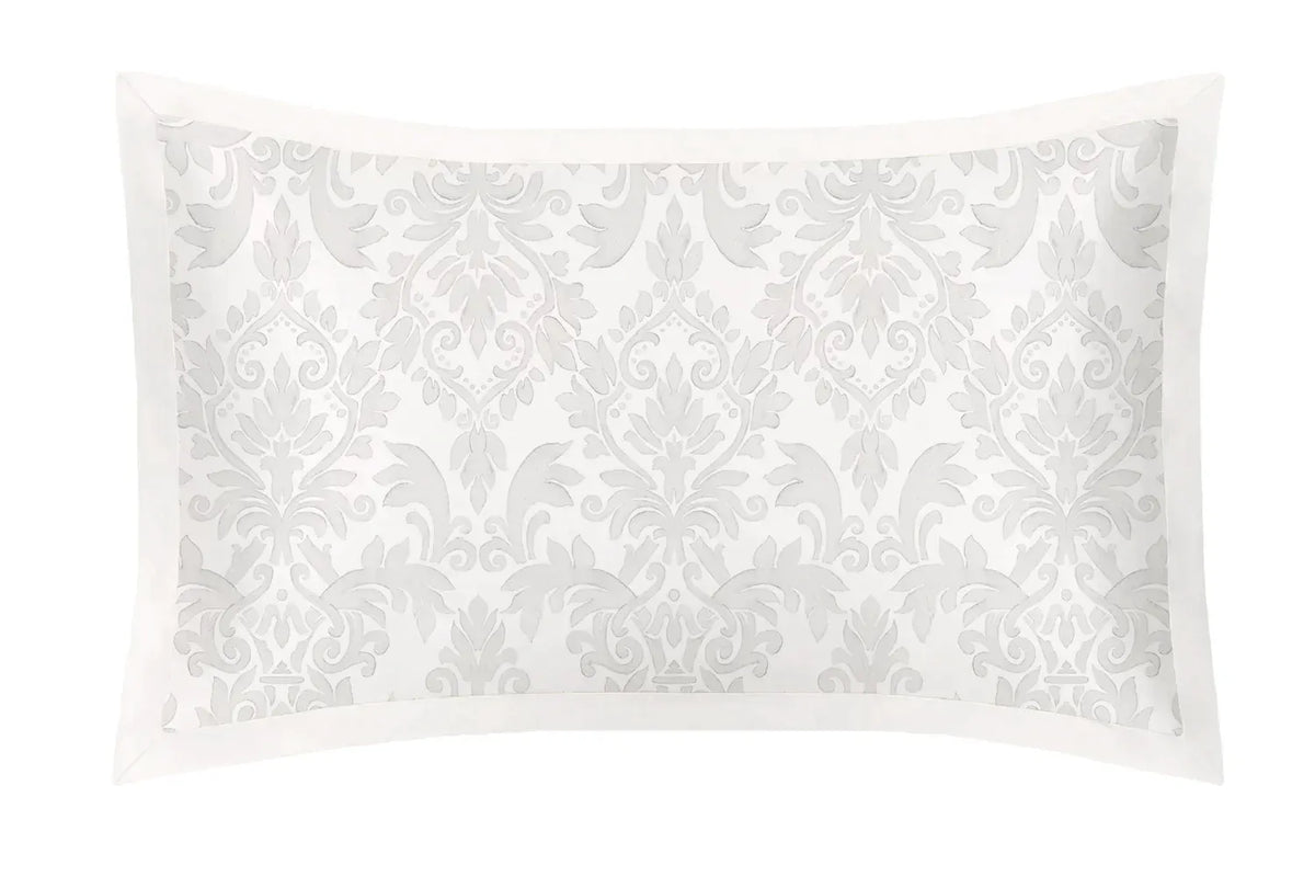 OXFORD-PURE-SILK-PILLOWCASE-DAMASK-IVORY-GREY