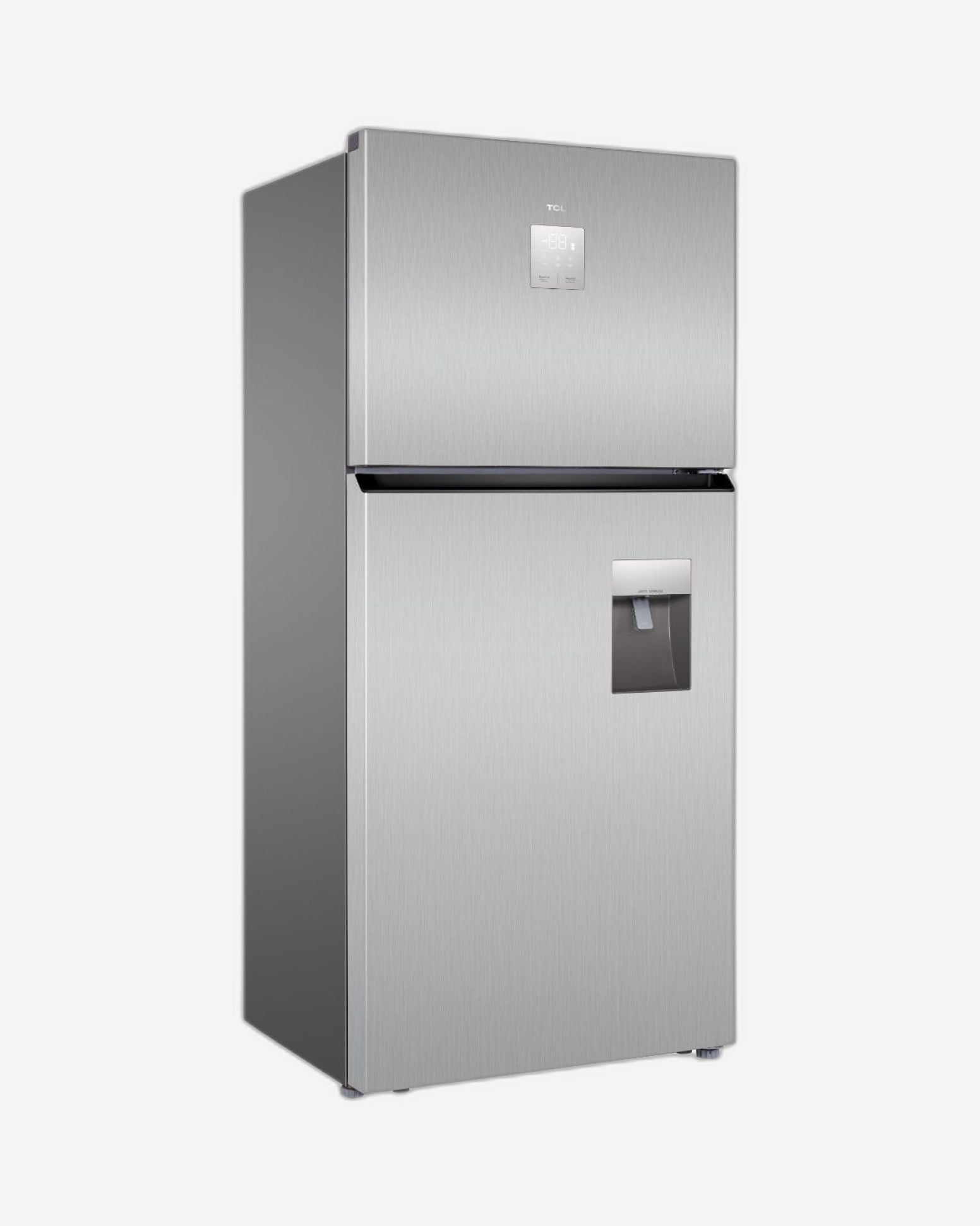 TCL Top Mount Refrigerator Inverter Water Dispenser Inox 787L