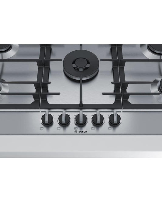 Bosch Series 6 Built-In Gas Hob 5 Burners & 90 cm – PCR9A5B90M (ESMA Certified)