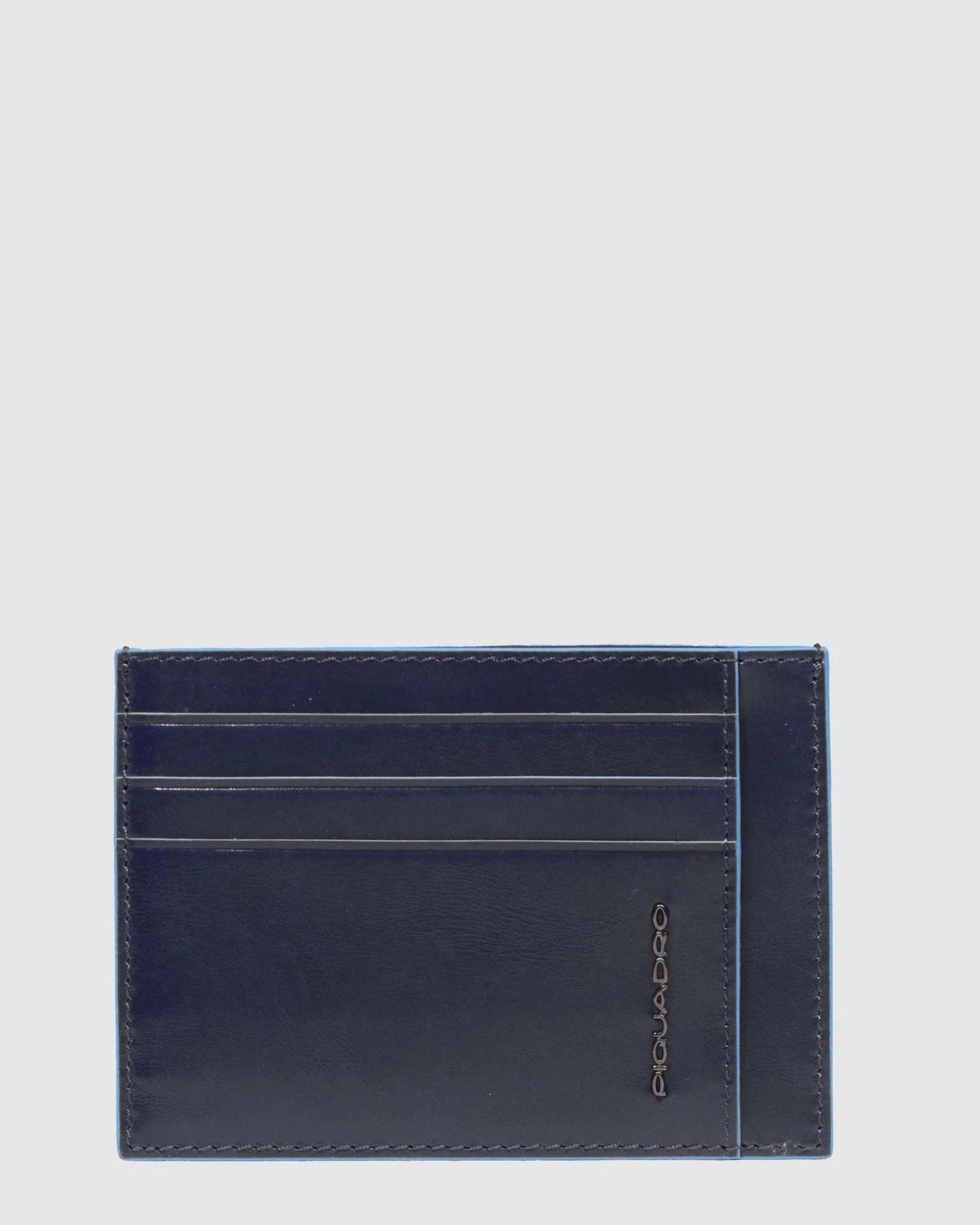 Piquadro Blue Square RFID Protection Card Holder Blue