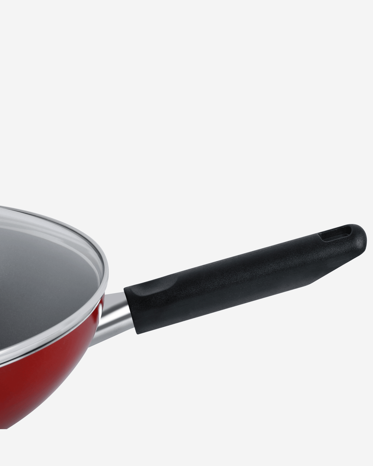 Prestige Classique Casserole 16cm 1.4L Non-Stick Red SS Lid