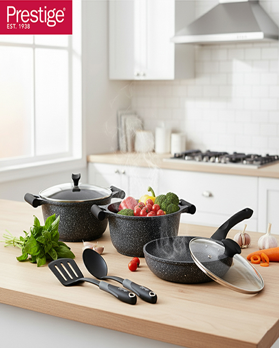 Prestige Granite Set 7Pc Pink