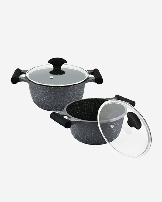 Prestige Granite Set 11Pc Black