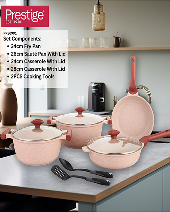 Prestige Granite Set 9Pc Green