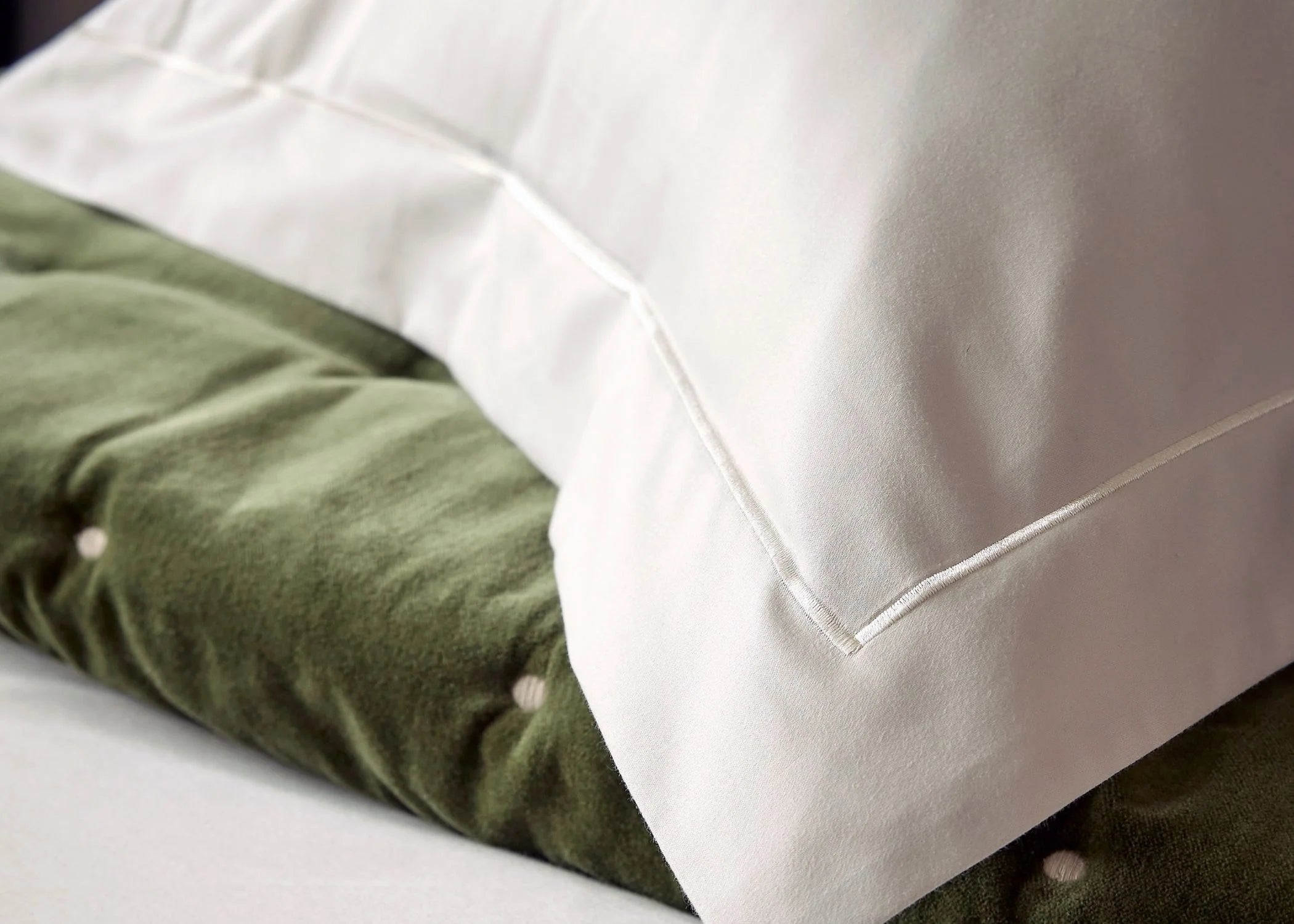 Christy Supima Bed Linen 500TC Parchment Stitch