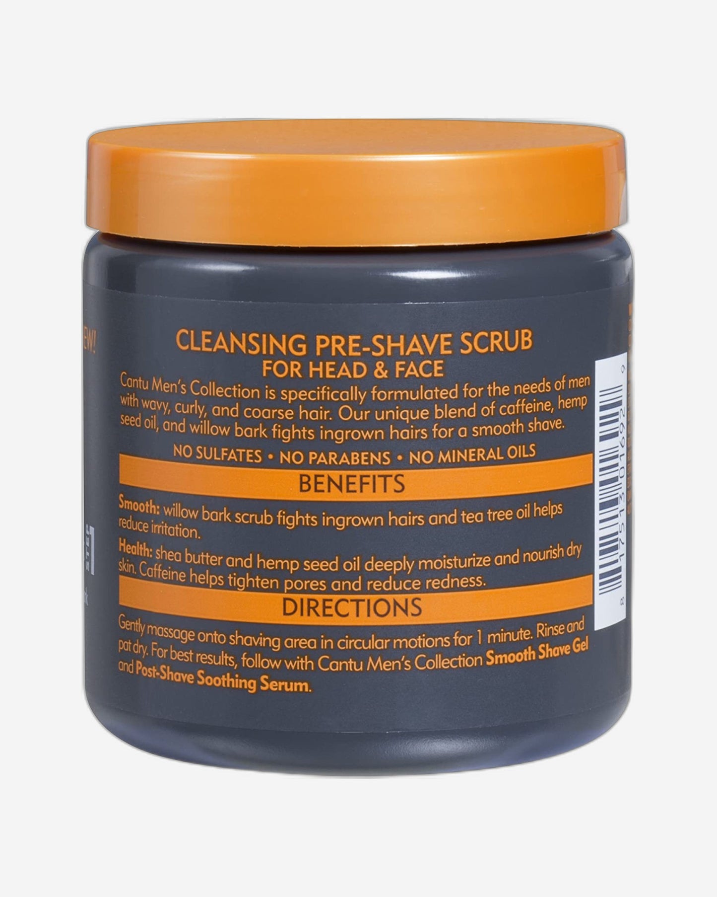 Cantu Men's Cleansing Pre-Shave Scrub 227g