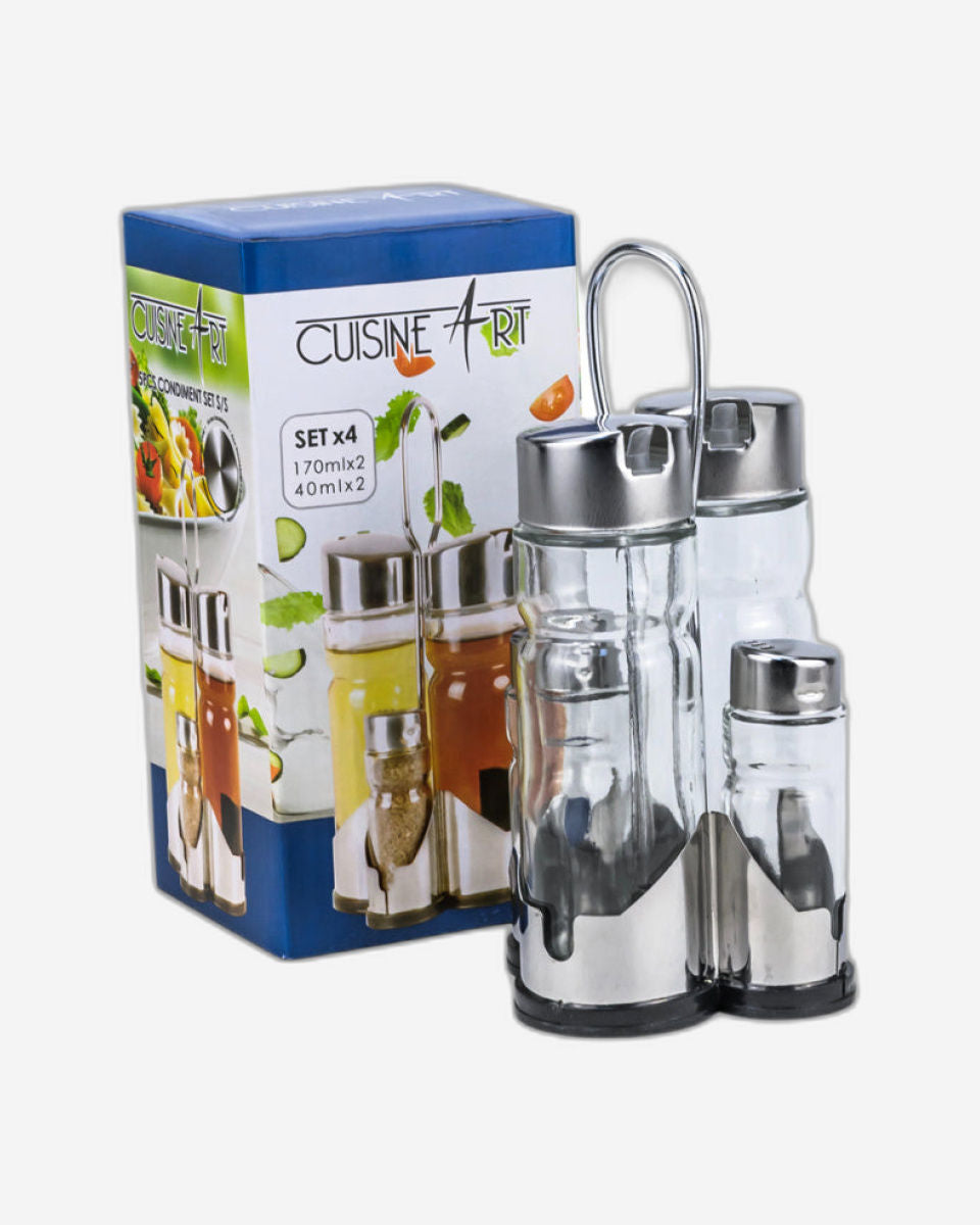 Cuisine Art Condiment Set 5Pc