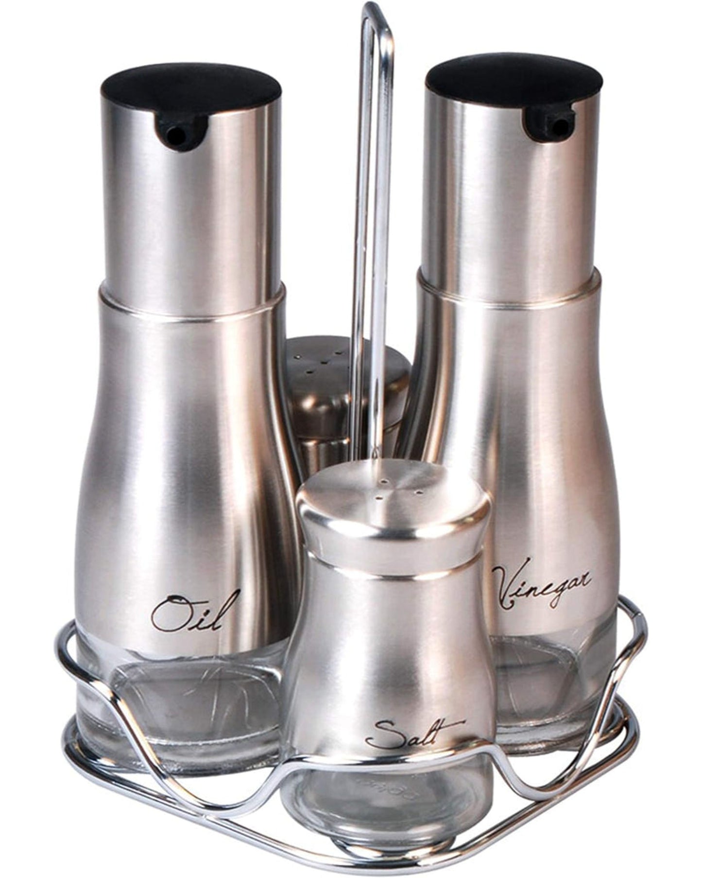 Cuisine Art Spice Jar & Oil Bottle Set 4Pc