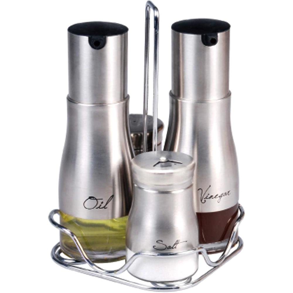 Cuisine Art Spice Jar & Oil Bottle Set 4Pc