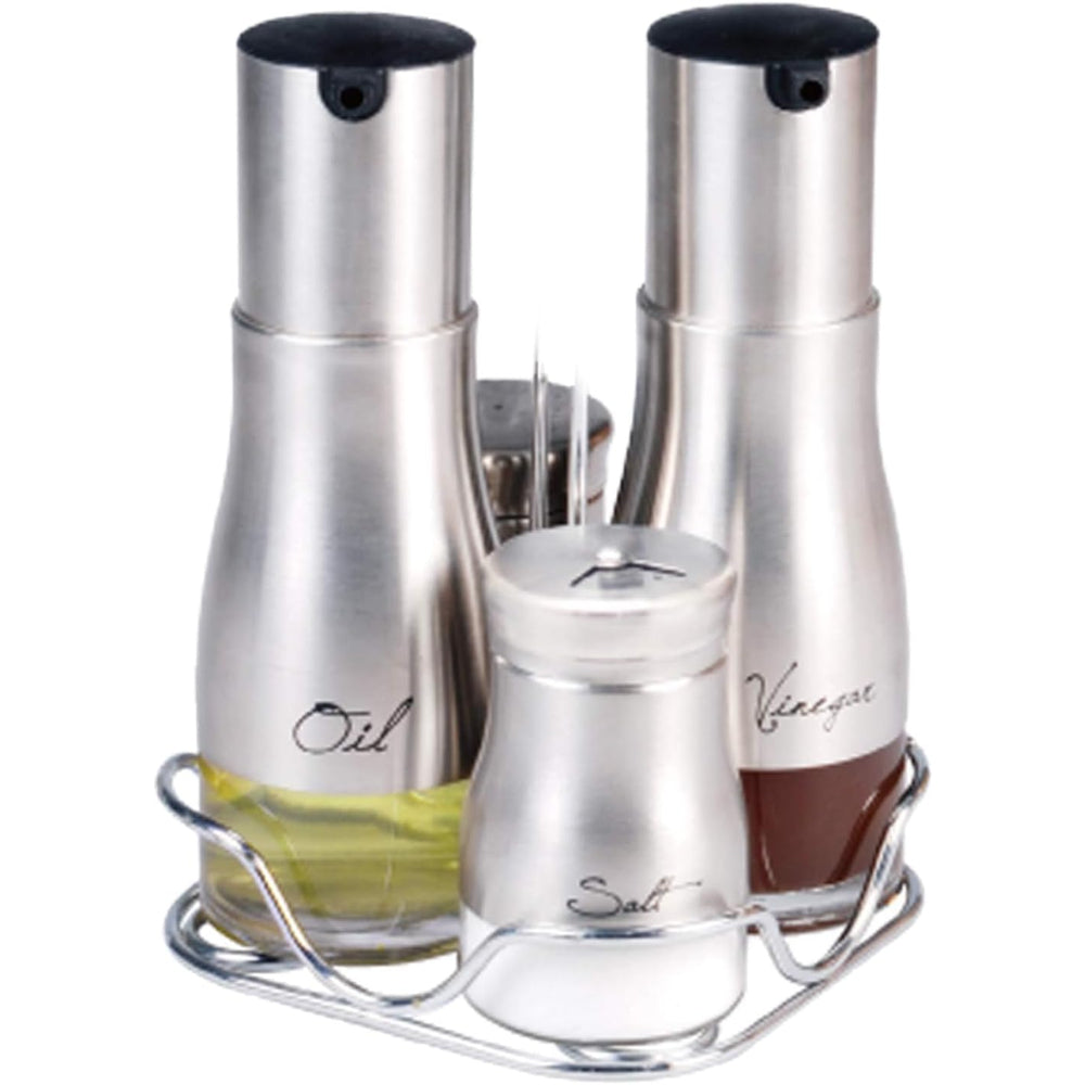 Cuisine Art Spice Jar & Oil Bottle Set 4Pc