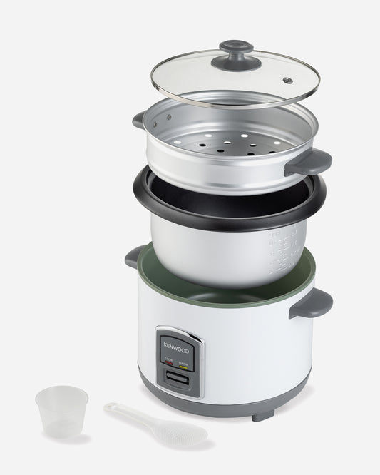 Kenwood 2-In-1 Rice Cooker 1.8L 10-Cup RCM18.000WH White