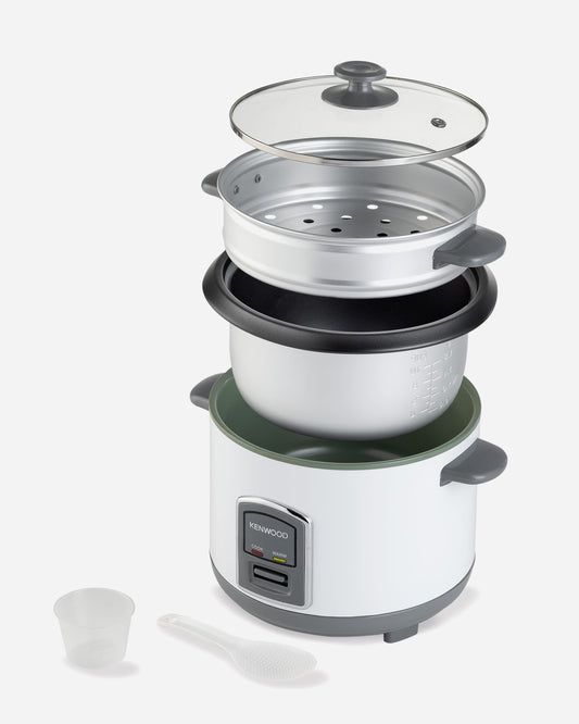 Kenwood 2-In-1 Rice Cooker 1.8L 10-Cup RCM18.000WH White