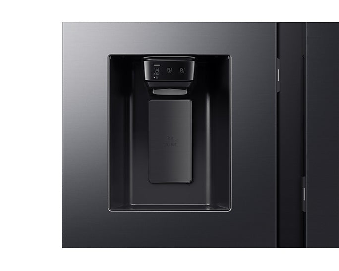 Samsung Bespoke AI 591L Side-by-Side Refrigerator with Family Hub Screen, SpaceMax Technology – RS90F66B1FAE (Milano Water Purifier Free)