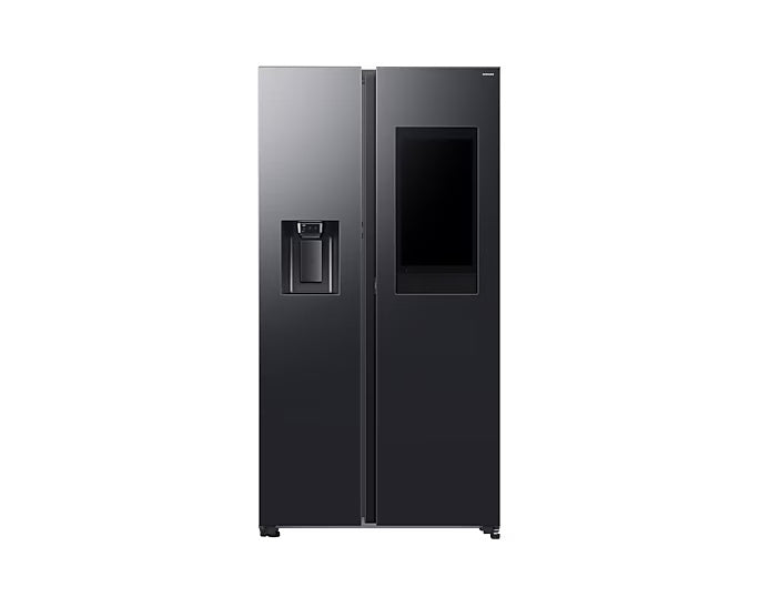 Samsung Bespoke AI 591L Side-by-Side Refrigerator with Family Hub Screen, SpaceMax Technology – RS90F66B1FAE (Milano Water Purifier Free)