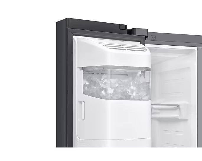 Samsung Bespoke AI 591L Side-by-Side Refrigerator with Family Hub Screen, SpaceMax Technology – RS90F66B1FAE (Milano Water Purifier Free)