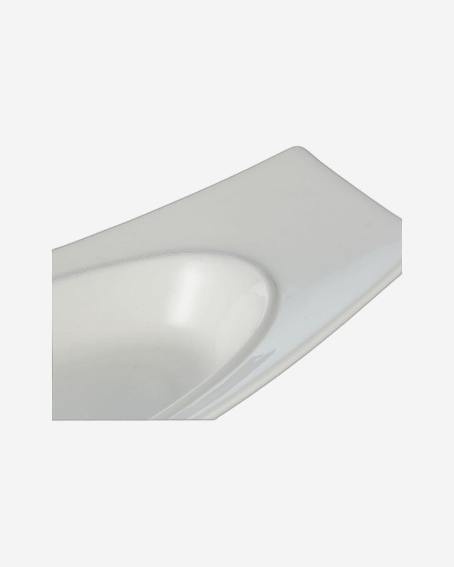 Shallow Ceramic Serving Plate, White, 39.5 cm (15.5") - Elegant and Durable Serving Plate for Any Occasion