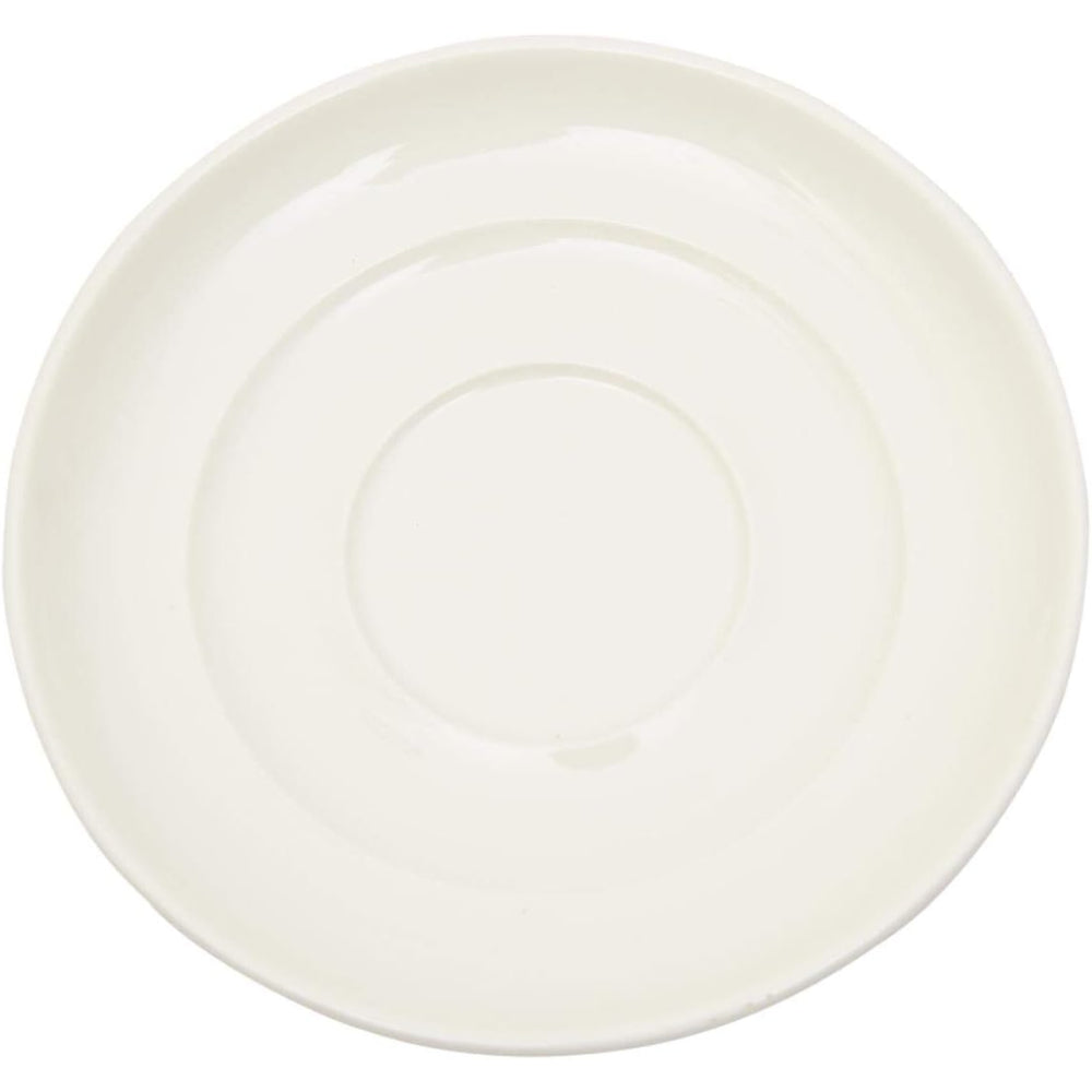 Shallow 12-Piece Tea Cup and Saucer Set, White, 200 ml, Bone China - Elegant and Durable Tea Set for Every Occasion