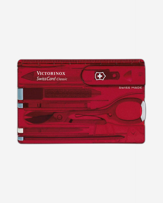 Victorinox Swiss Army Knife Swisscard Classic 82mm Red With 9 Functions - 0.7100.T