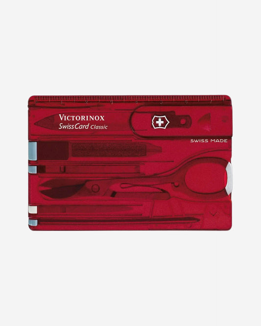 Victorinox Swiss Army Knife Swisscard Classic 82mm Red With 9 Functions - 0.7100.T