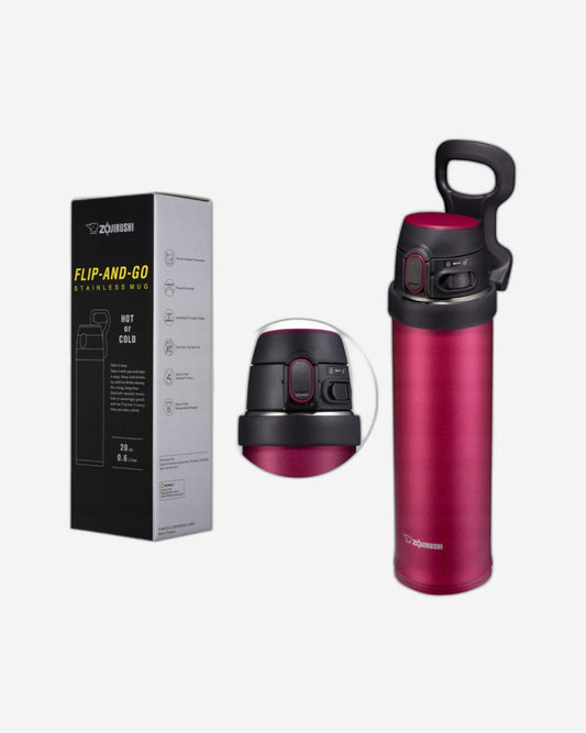 Zojirushi Vaccum Bottle 0.6L Hibiscus Red