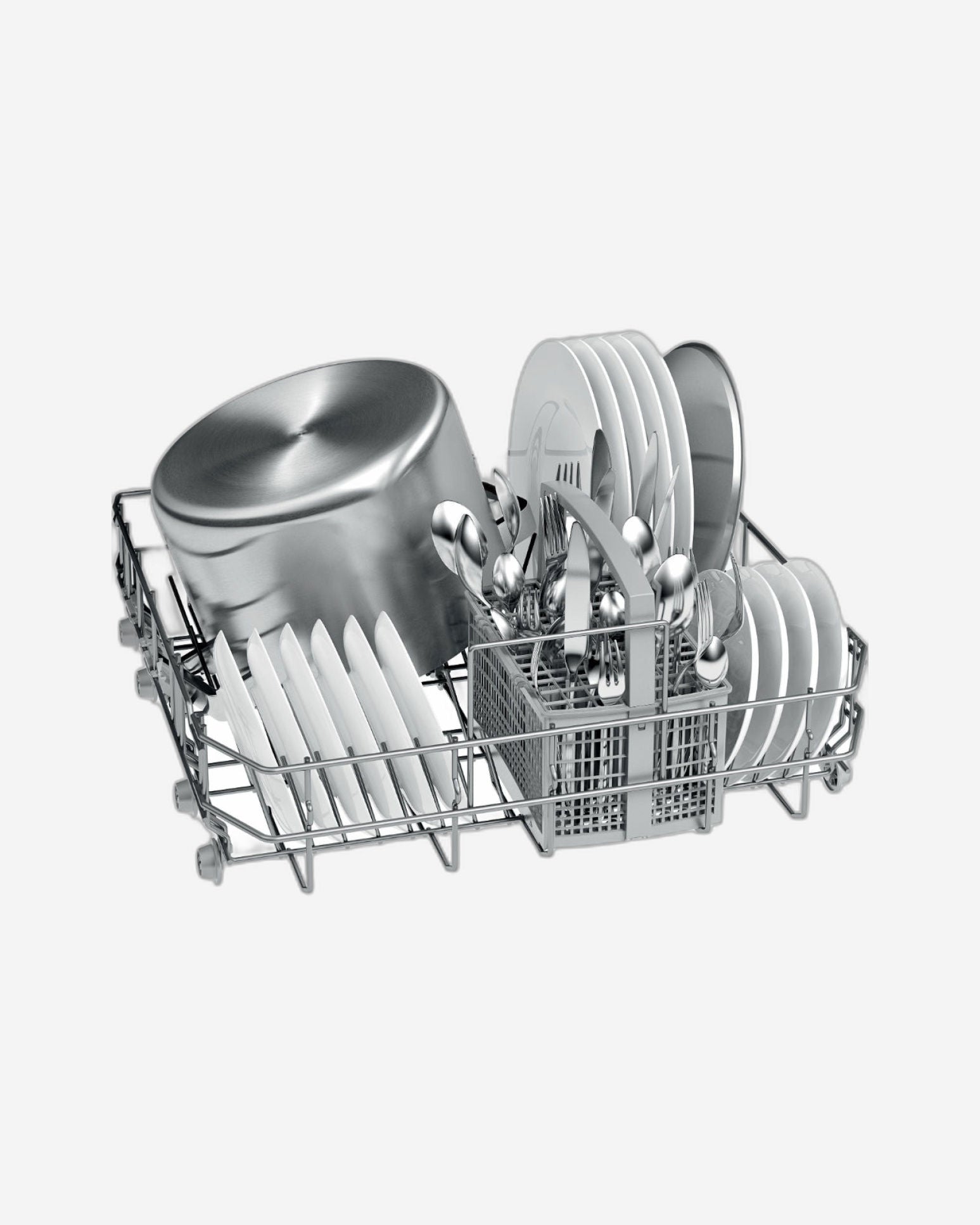 Bosch Series 4 Free-standing Dishwasher, 60 cm, Brushed steel anti-fingerprint SMS46DI00M