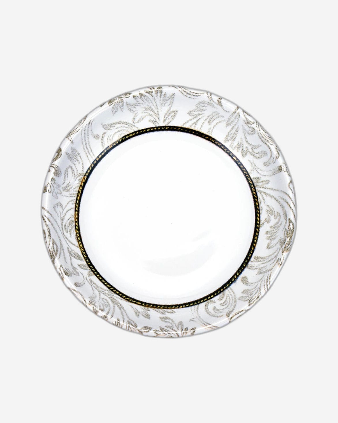Edessa Ceramic ELANA 13cm Round Serving Bowl, White (Set of 6)